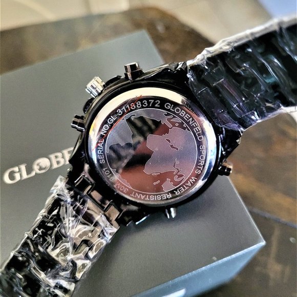 Globenfeld Men's Sports Stopwatch Tachymeter Watch - Picture 5 of 11